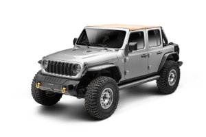 Jeep Wrangler Running Boards - Go Rhino - VoltStep Electric, Bedliner Coating - Black - `18-`24